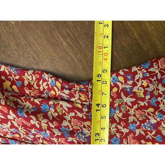 Vintage Carteret Long Sleeve Floral Dress with Tie Neck - Picture 8 of 14